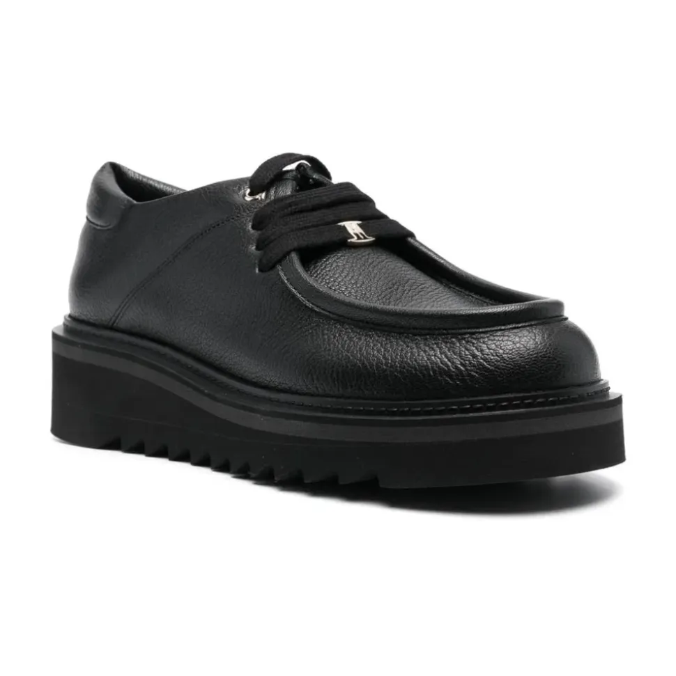 50 mm Chunky Oxford-Schnürschuhe