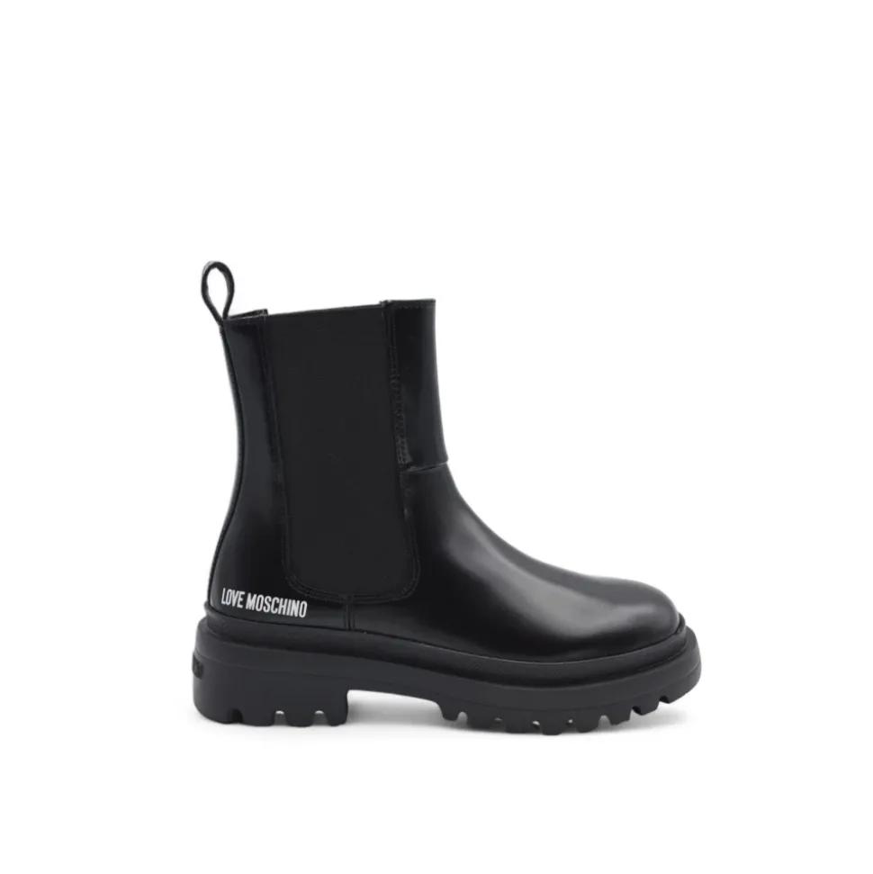 Abrasive Leder-Stiefeletten