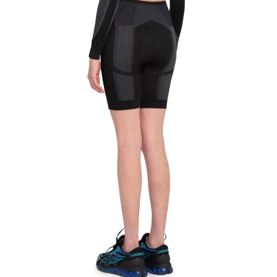 Aktive Biker Shorts in Gedämpftem Schwarz