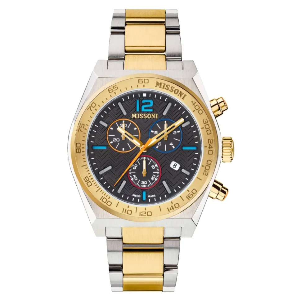 Aktiver Chronograph mit Multicolor-Zifferblatt