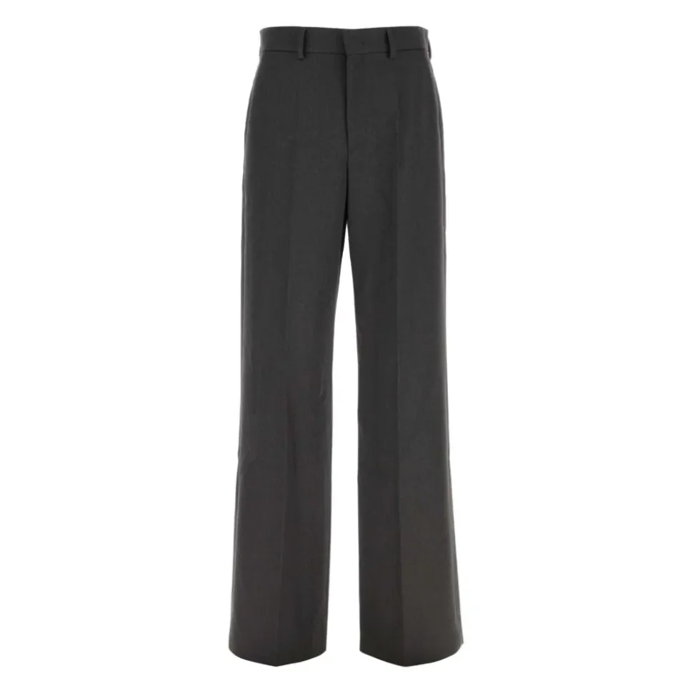 Anthrazitfarbene Wollhose