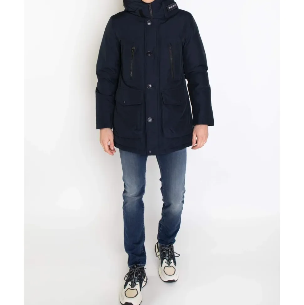 Arctic Parka Evolution Blaue Jacke