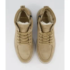 Arktischer Pelzstiefel in Beige