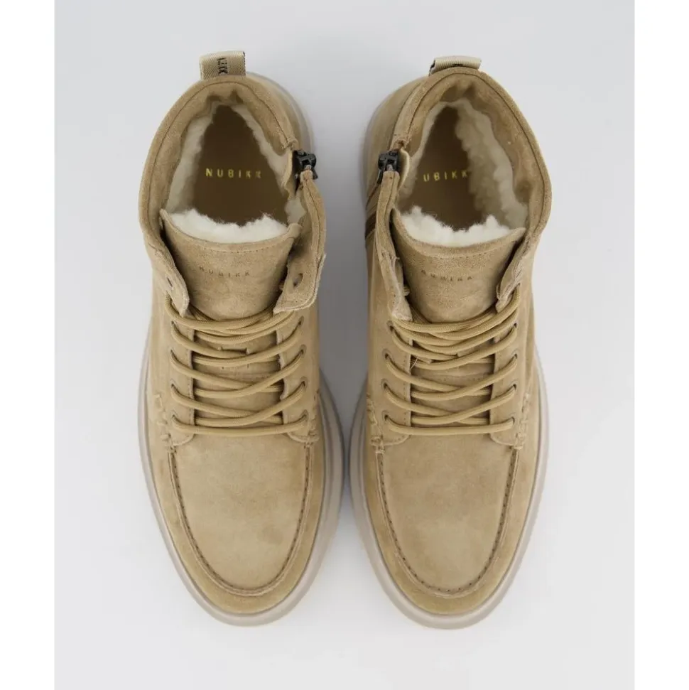 Arktischer Pelzstiefel in Beige