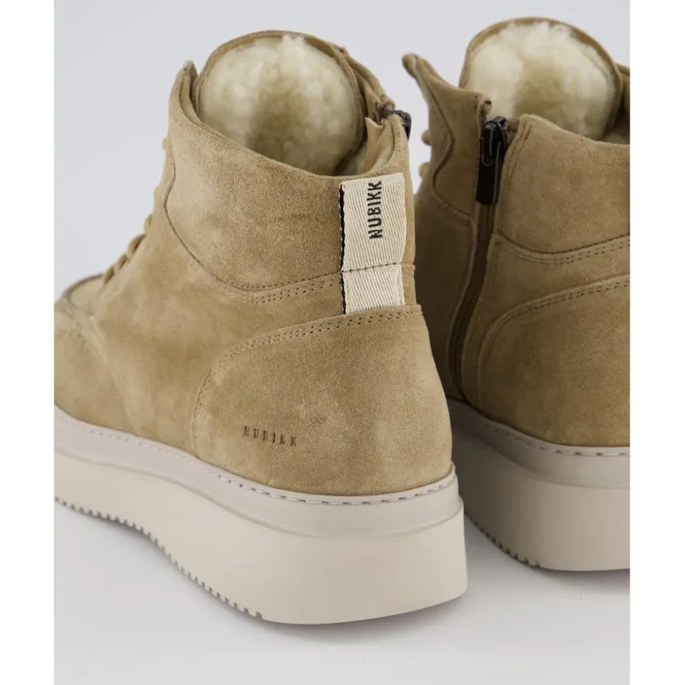 Arktischer Pelzstiefel in Beige