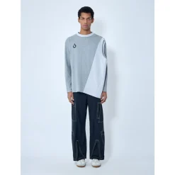 Asymmetrisches Langarmshirt