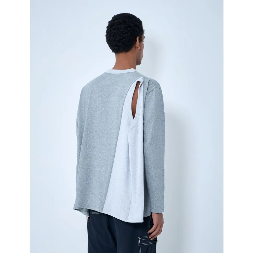 Asymmetrisches Langarmshirt