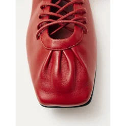 Aureline Ballerinas aus rotem Leder