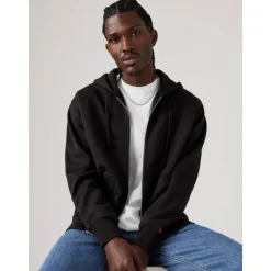 Authentisches Sweatshirt mit durchgehendem Reißverschluss