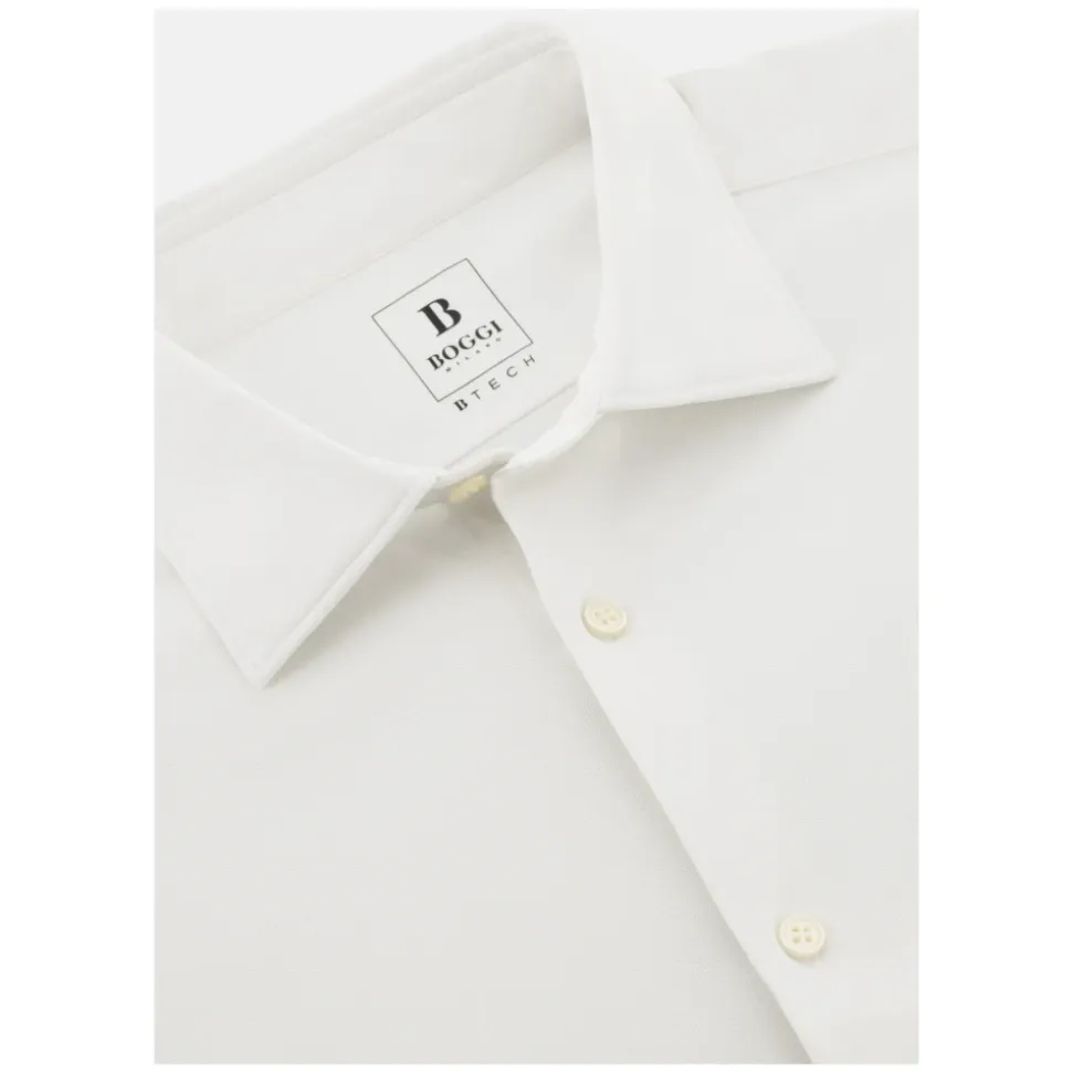 B Tech Slim Fit Stretch Polyamid Hemd