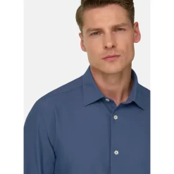 B Tech Slim Fit Stretch Polyamid Hemd