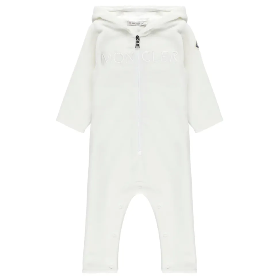 Baby Kapuzenkleid mit Logopatch