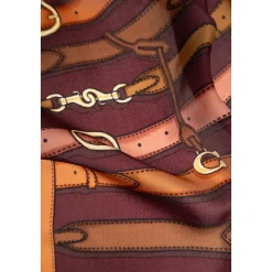 Bag Strap Print Seiden-Carré