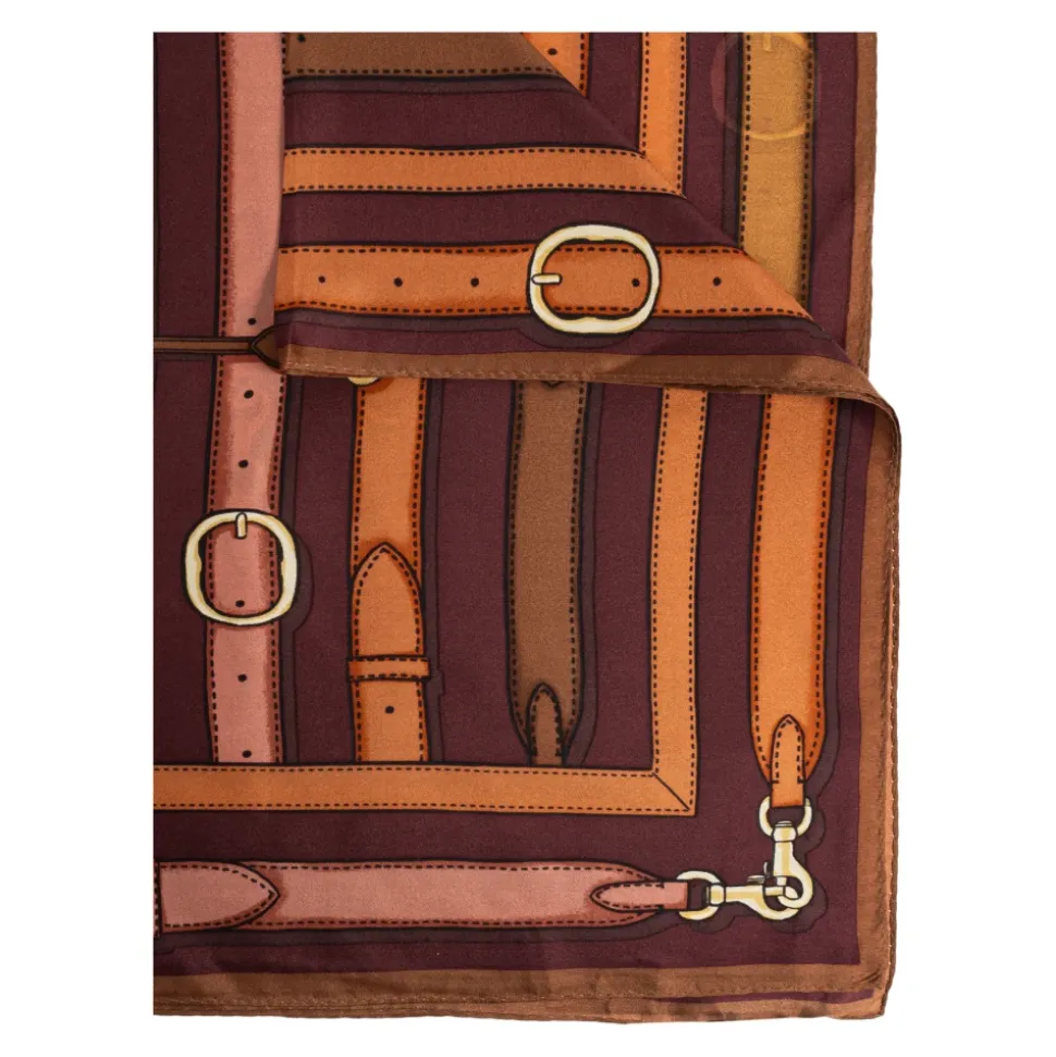 Bag Strap Print Seiden-Carré