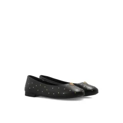 Ballerinas aus verziertem Leder
