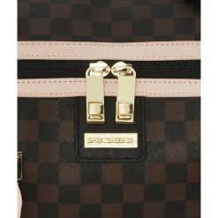 Bandolero Nouveau Duffle Tasche Braun Kariert