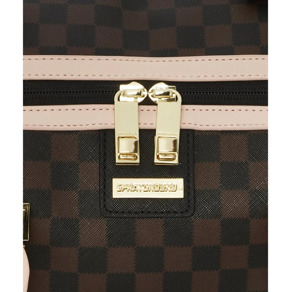 Bandolero Nouveau Duffle Tasche Braun Kariert