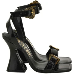 Baroque Buckle Patent Kristen Sandals