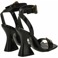 Baroque Buckle Patent Kristen Sandals