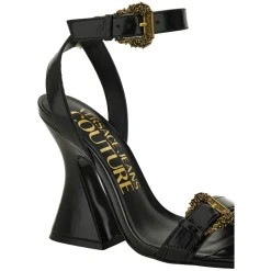 Baroque Buckle Patent Kristen Sandals
