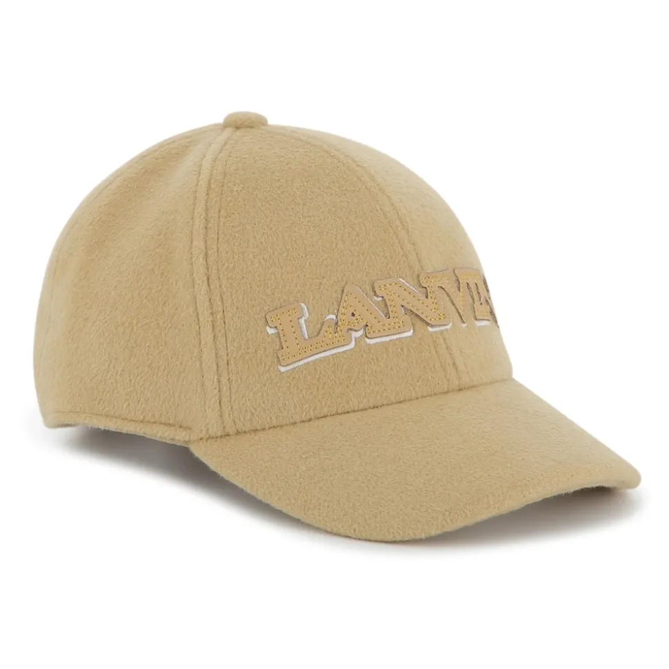 Baseball Cap aus Wollmischung mit Logo