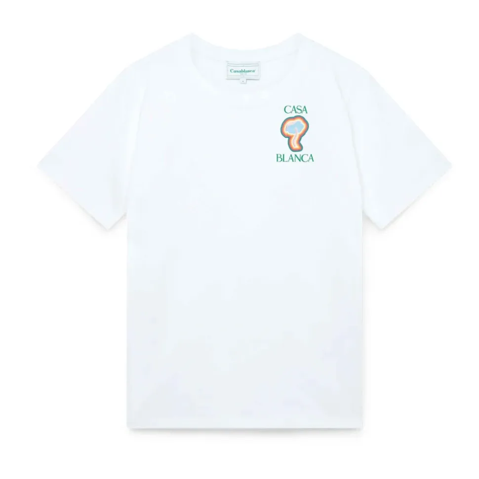 Baumwolle Logo Print T-Shirt