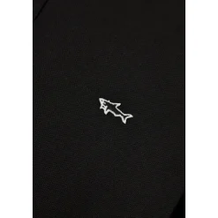 Baumwoll-Polohemd mit gesticktem Logo
