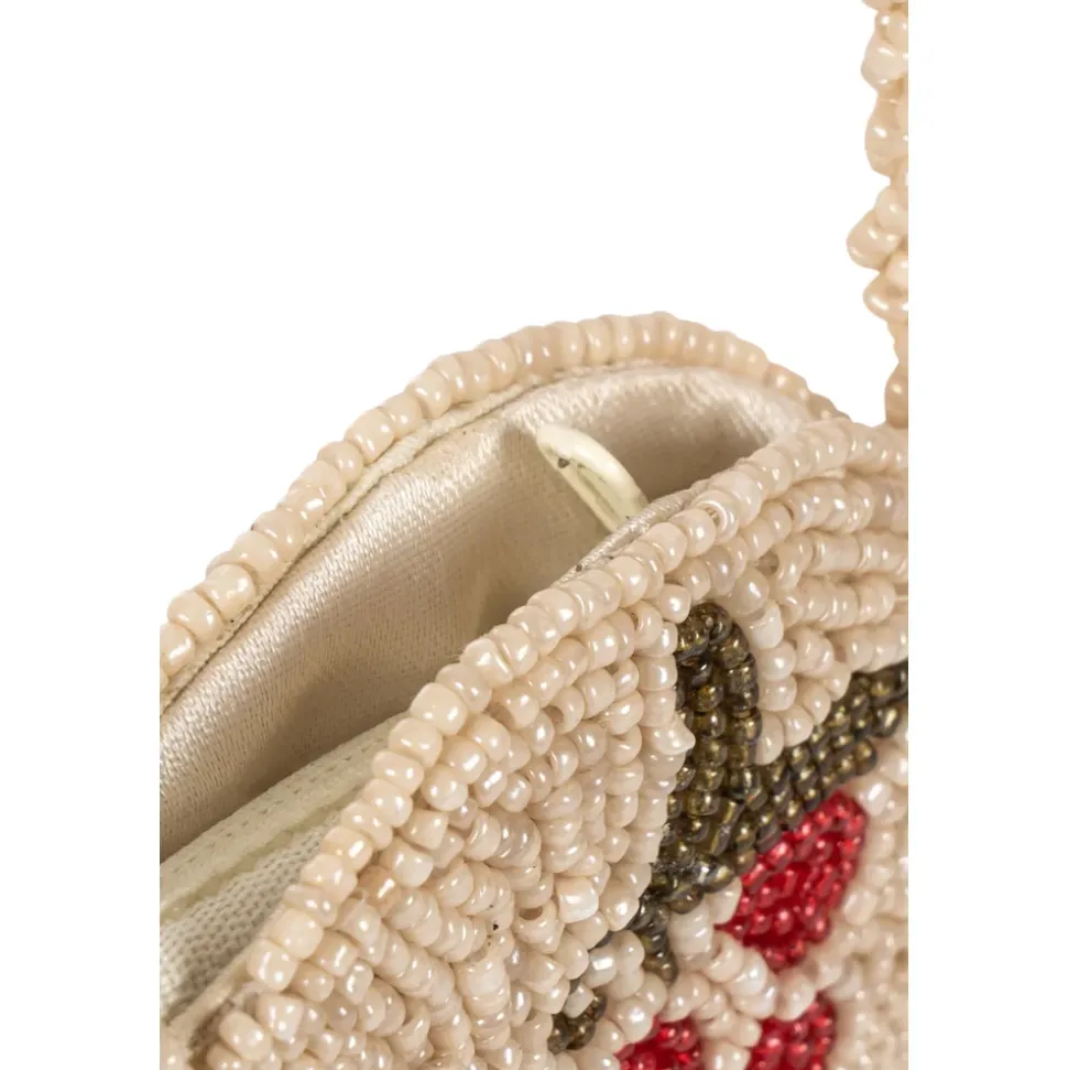Beaded Heart Bag
