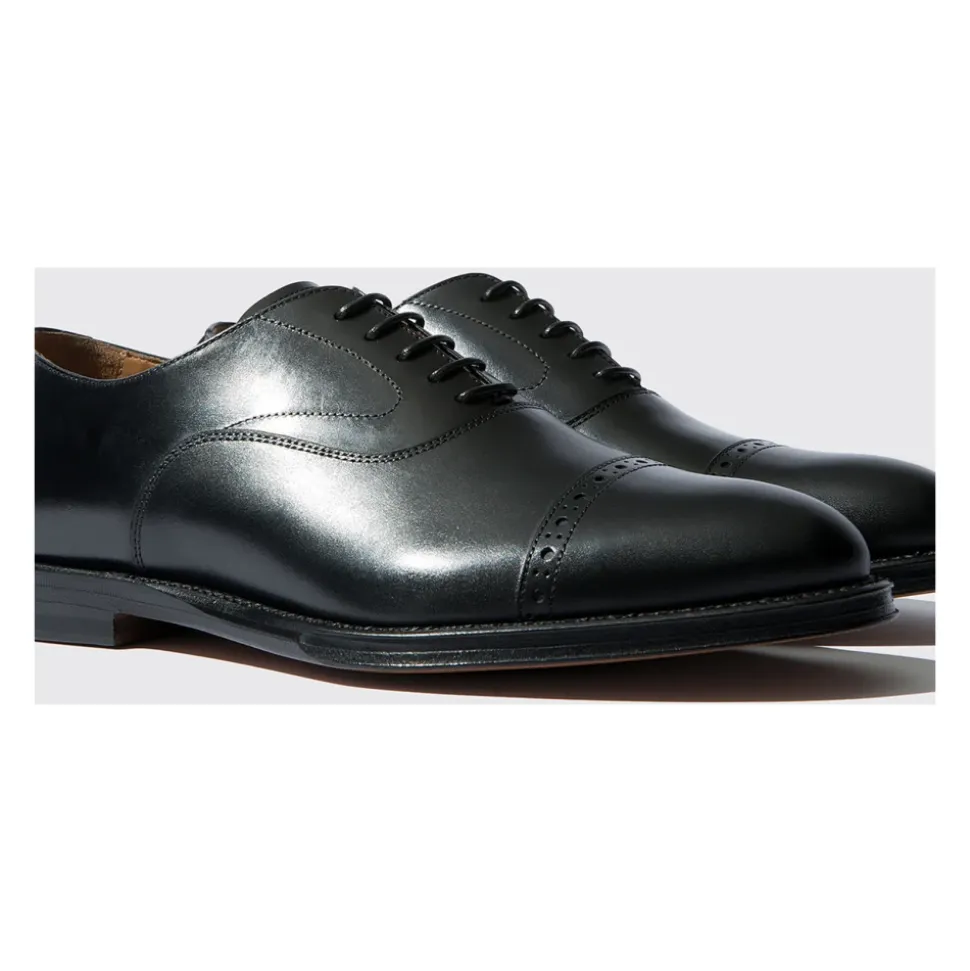 Beaumont Black Oxfords - Handgefertigt