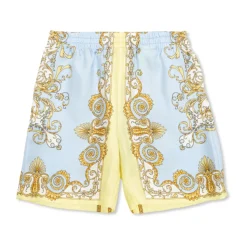 Bedruckte Shorts aus Seidentwill