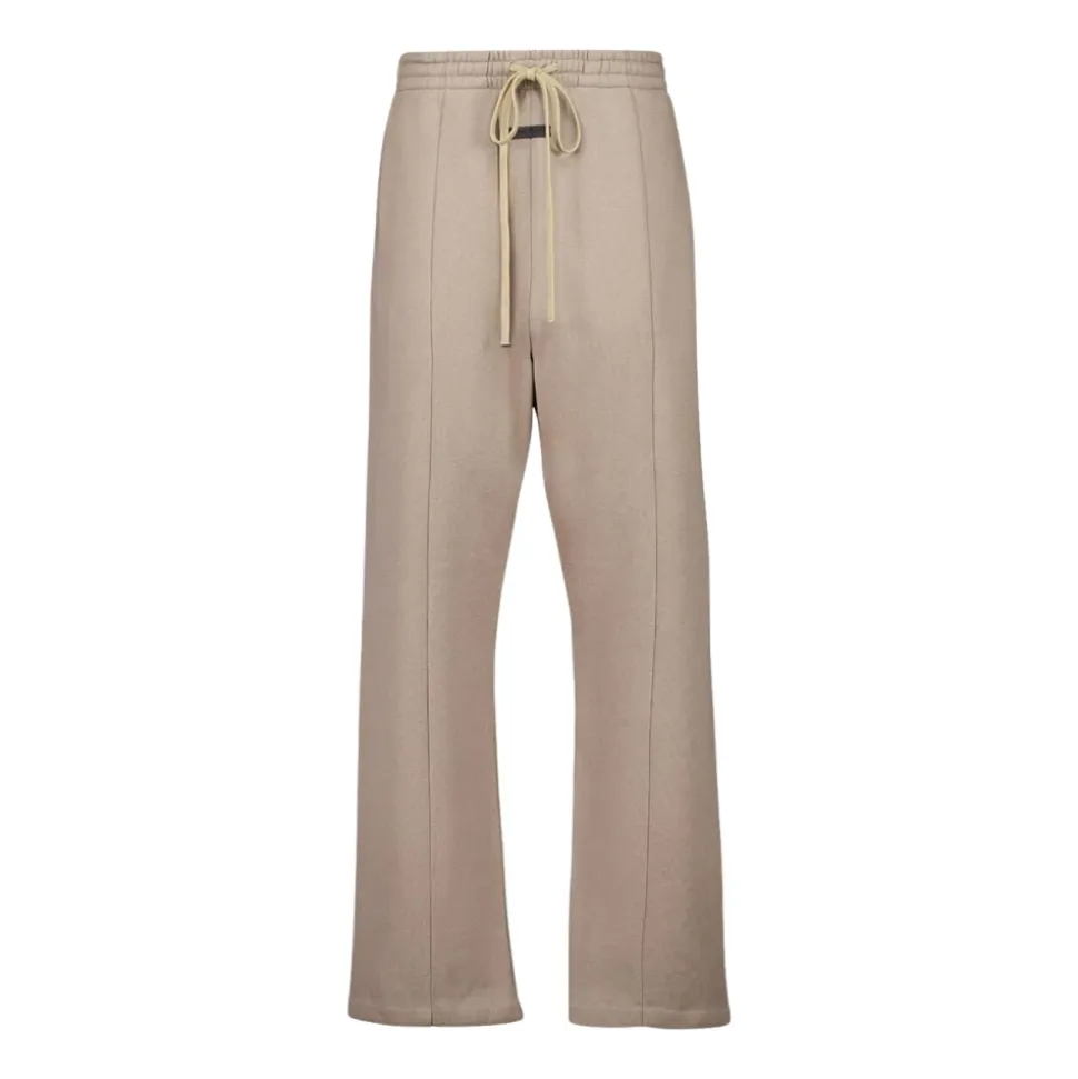 Beige Baumwoll-Kaschmir-Relaxte Sweatpant