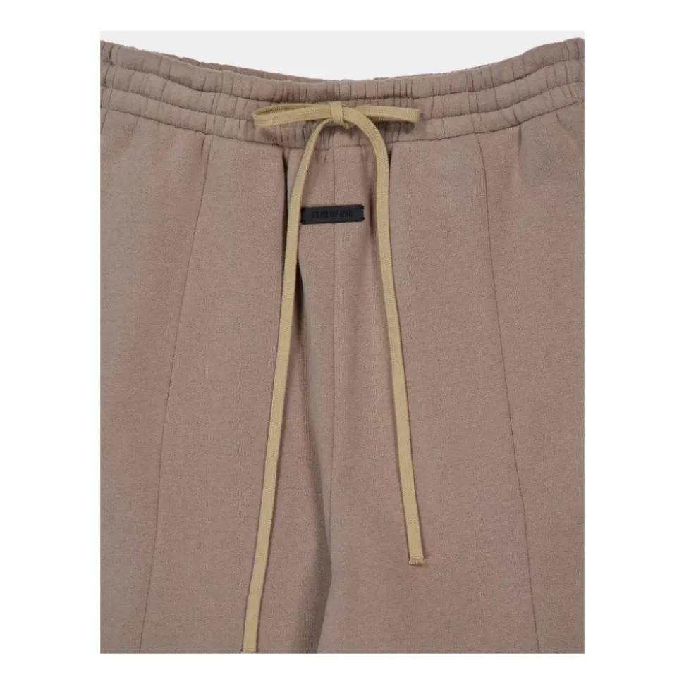 Beige Baumwoll-Kaschmir-Relaxte Sweatpant