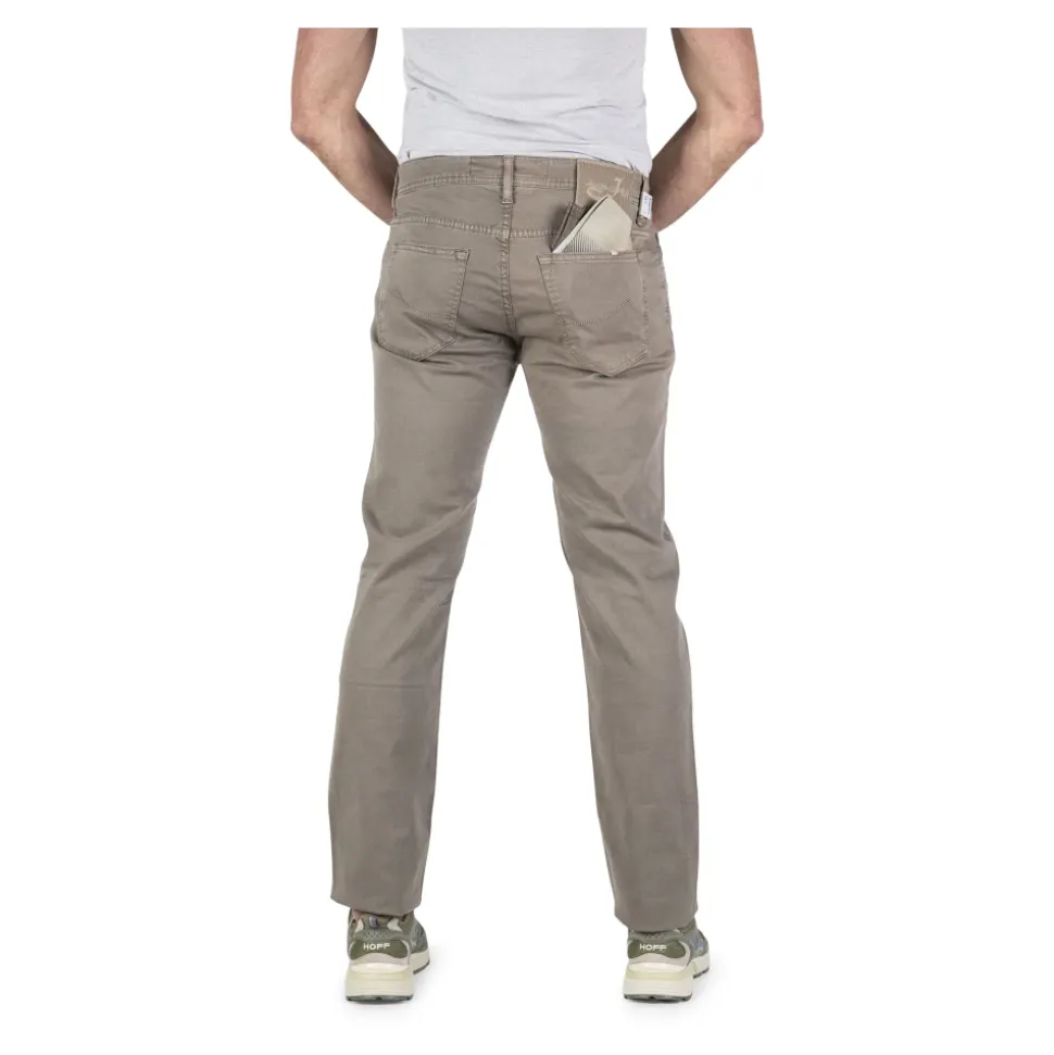 Beige 5-Pocket Herrenhose