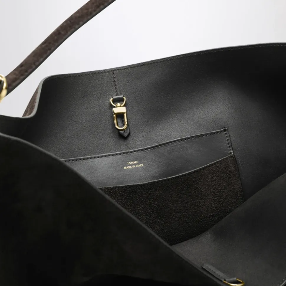 Belted Suede Tote