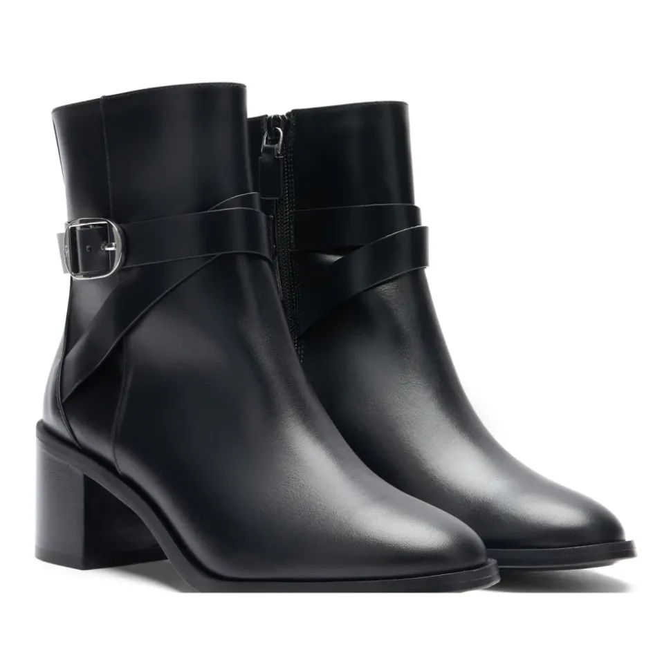 Belted Zip Bootie