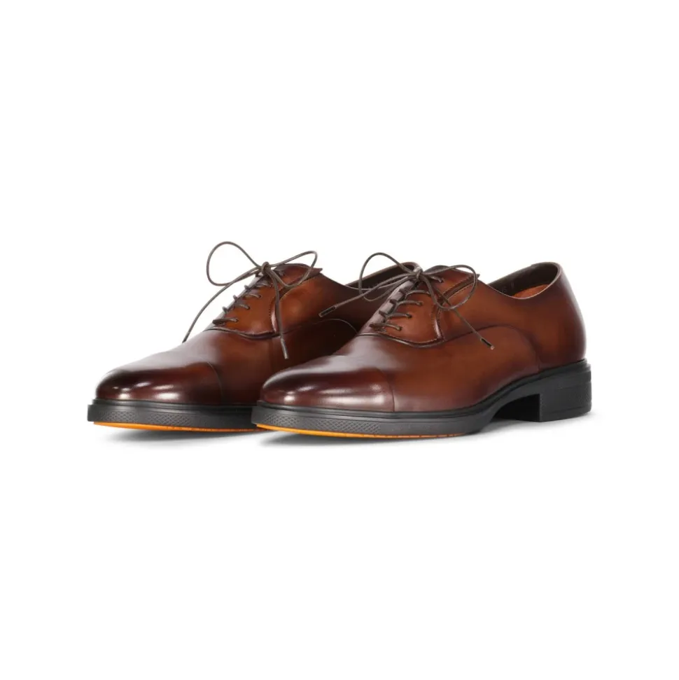 Bequeme Leder Oxford Schuhe