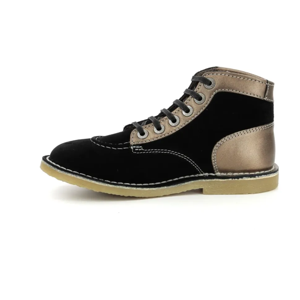 Bequeme Lederstiefel Kicklegend Schnürung
