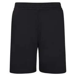 Bermuda-Shorts aus Fleece mit Ripsbandbesatz
