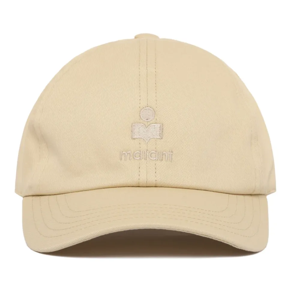 Bestickte Beige Tomas Kappe
