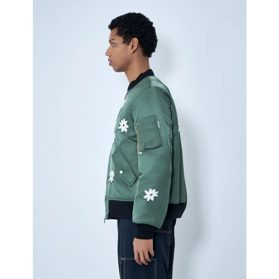 Bestickte Bomberjacke