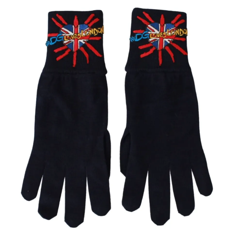 Bestickte Wollhandschuhe