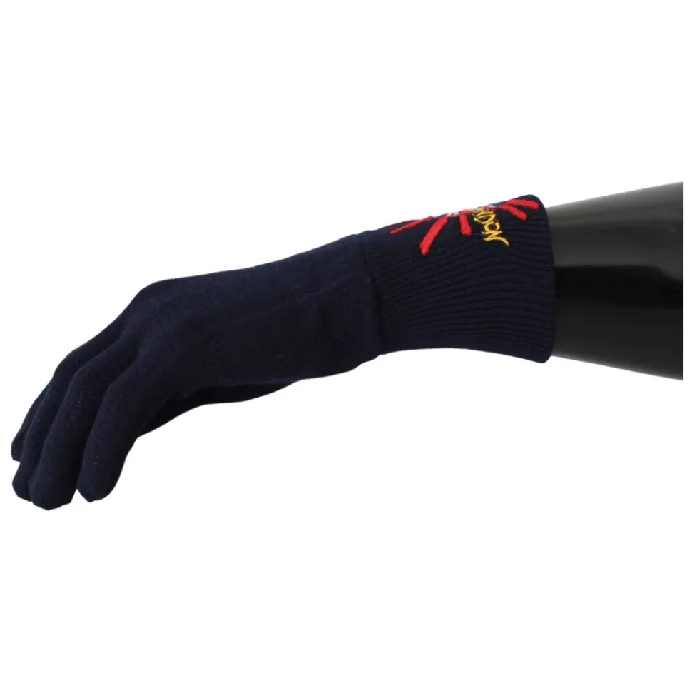 Bestickte Wollhandschuhe