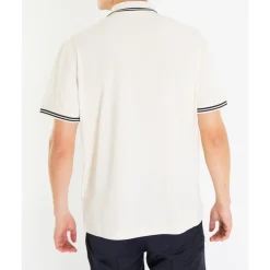 Besticktes Logo-Polo in Weiß