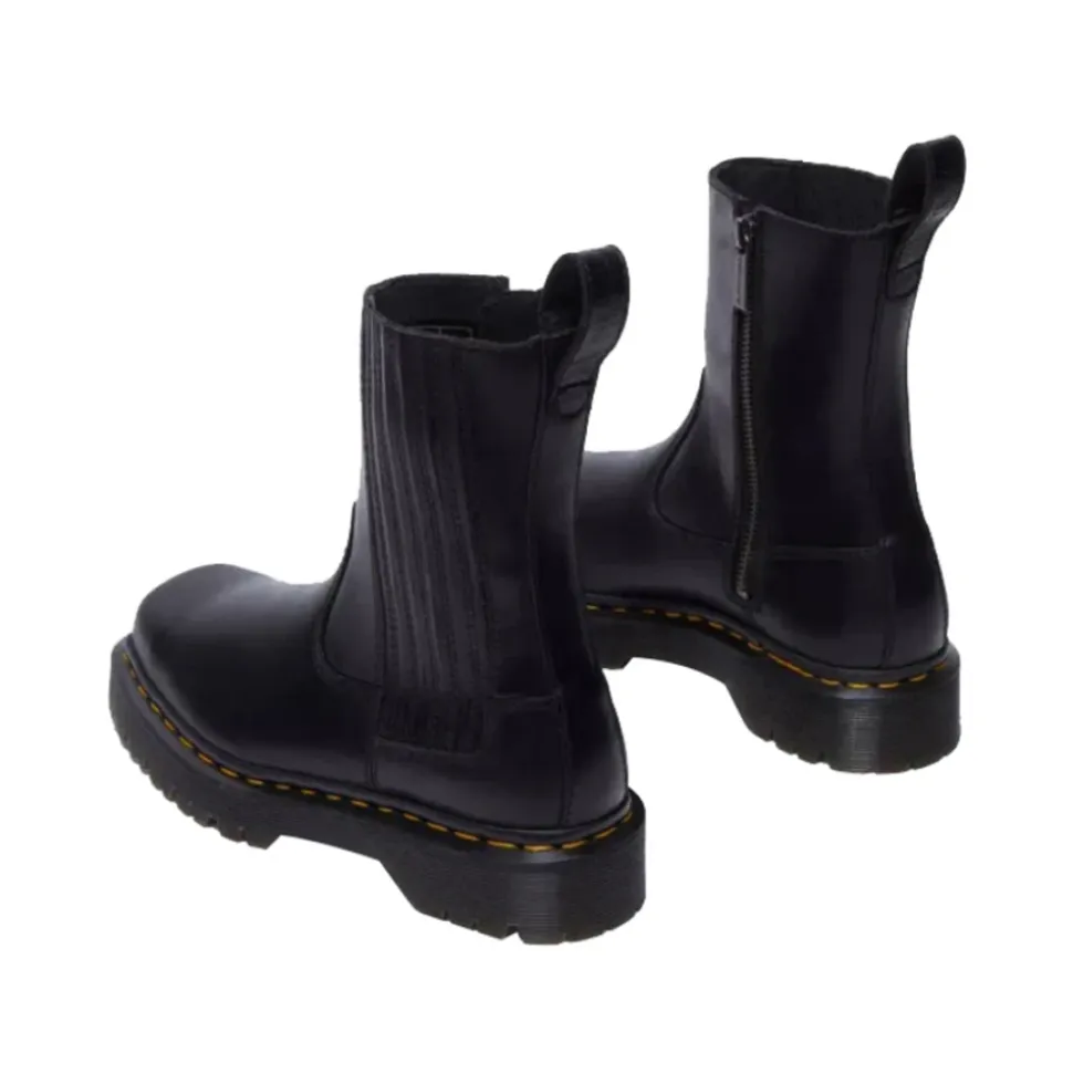 Biker Boots mit Metallic-Details