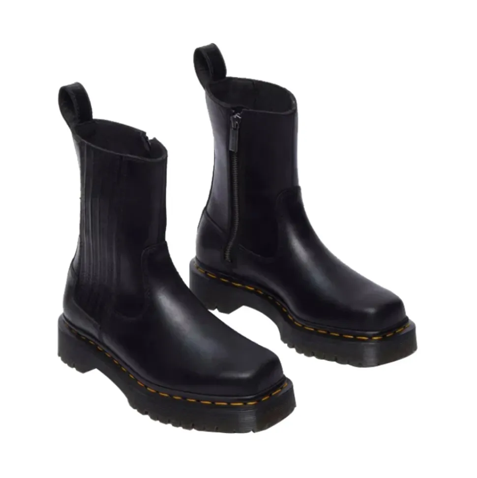 Biker Boots mit Metallic-Details