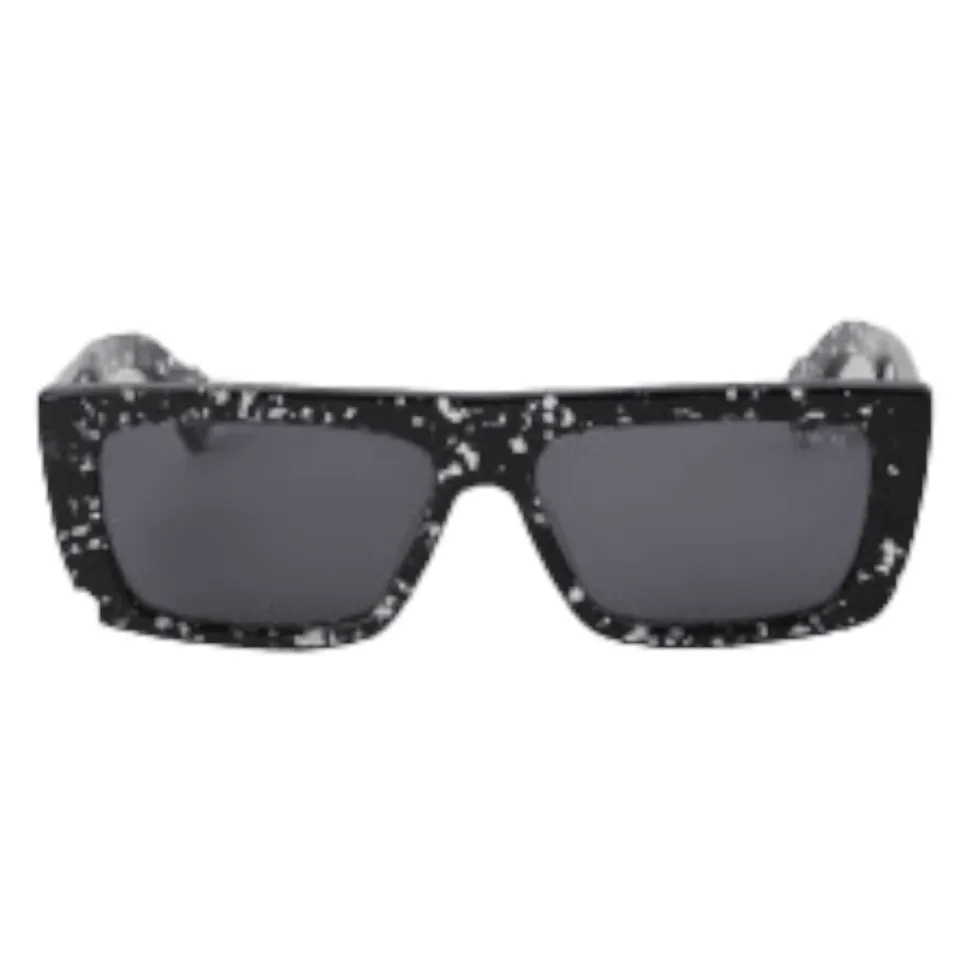 Black Squadrata Sonnenbrille