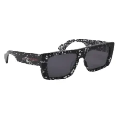 Black Squadrata Sonnenbrille