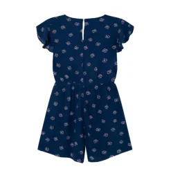 Blau Blumige Kurzarmbluse