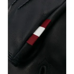Blau Casual Lederhandschuhe