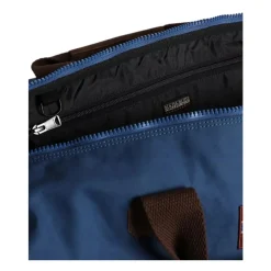 Blau gewachste Baumwoll-Reisetasche mit abnehmbarem verstellbarem Schultergurt
